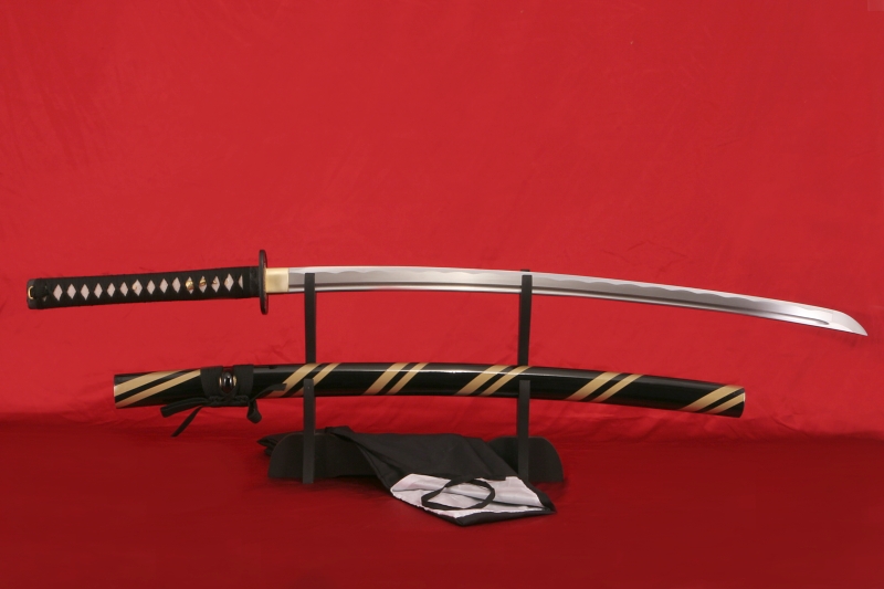 foto Iaito katana BUSHIDO z oceli AISI 1045 a imitac hamonu od f. Kawashima